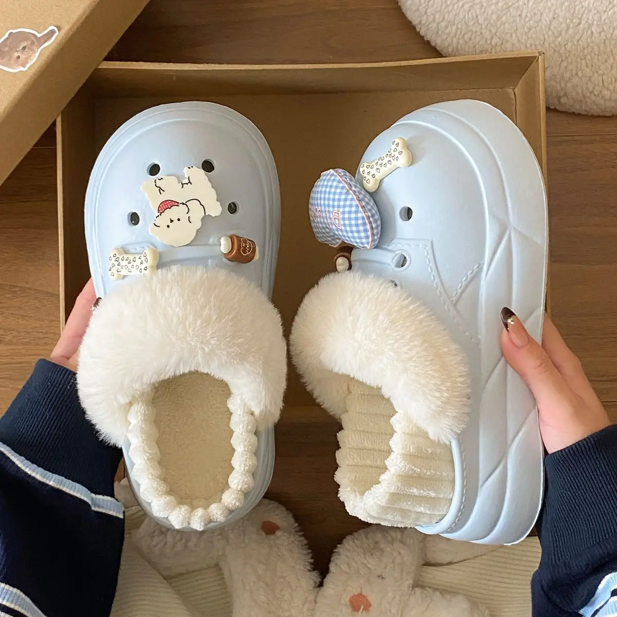 Winter Warm Eva-Soled Shoes for Women with High Arch Support — feature 40