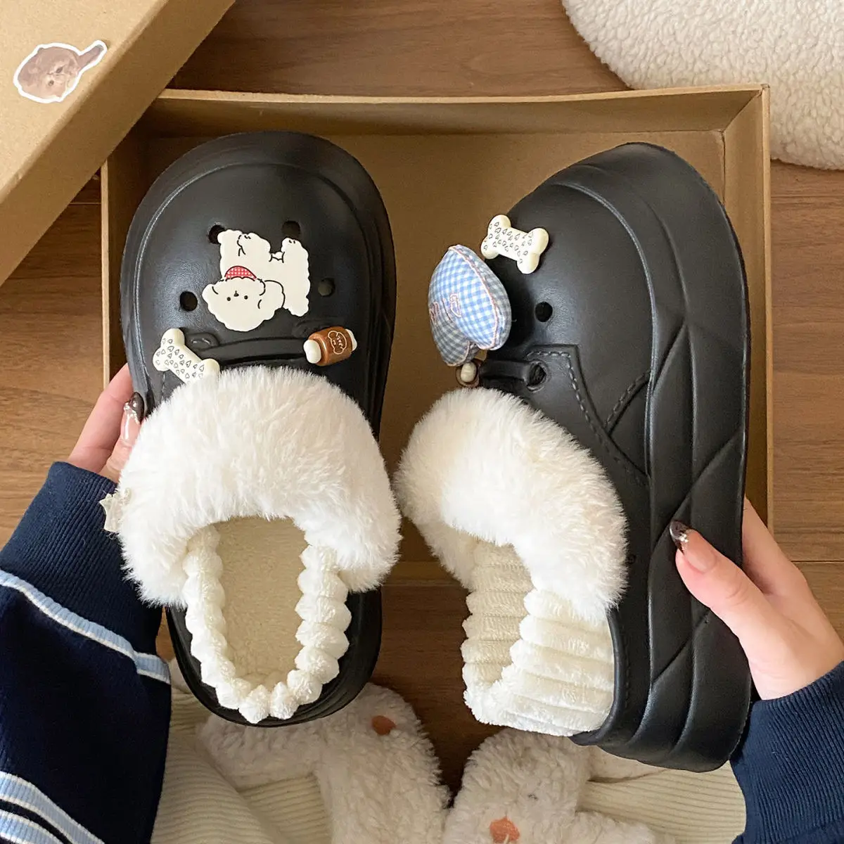 Winter Warm Eva-Soled Shoes for Women with High Arch Support — feature 41