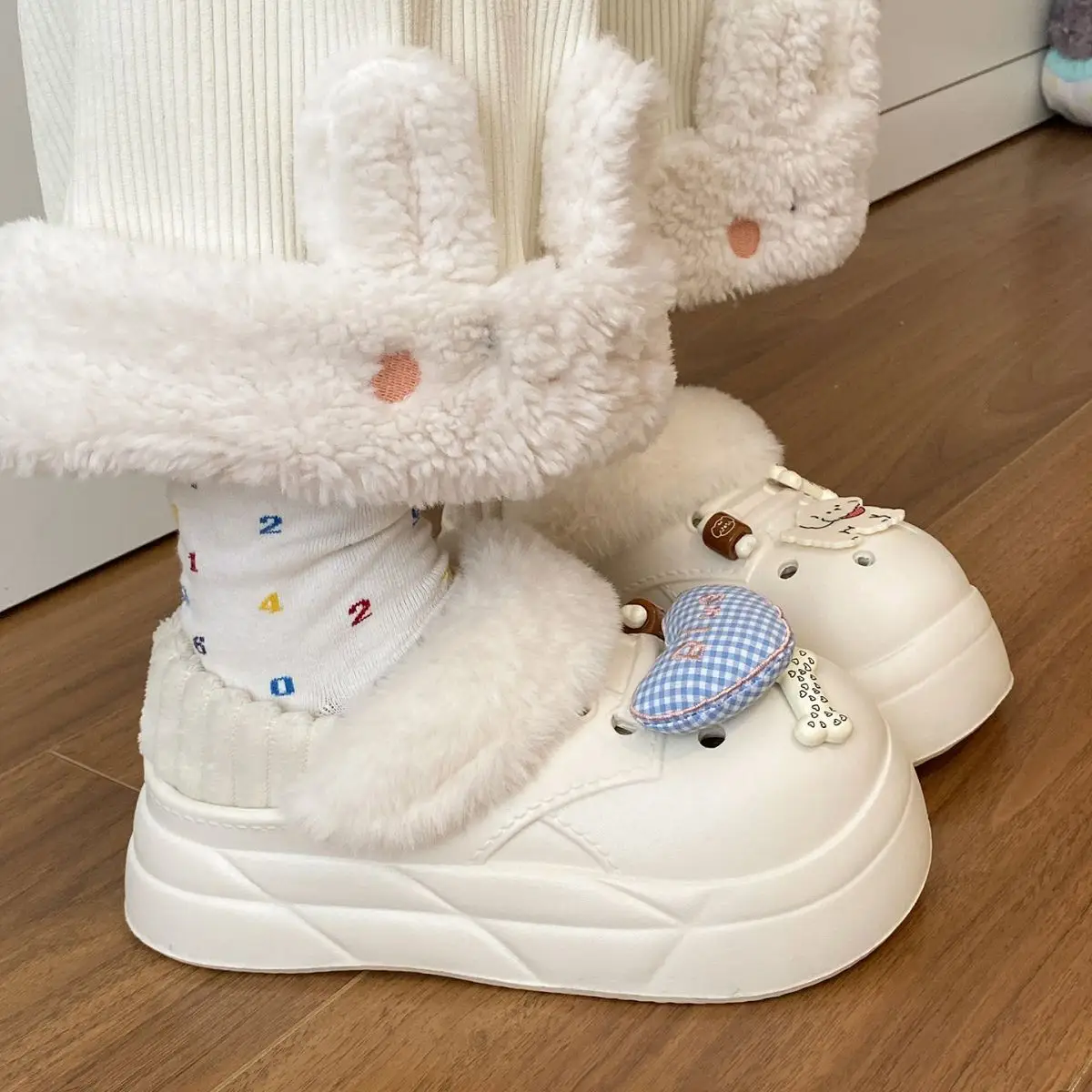 Winter Warm Eva-Soled Shoes for Women with High Arch Support — feature 47