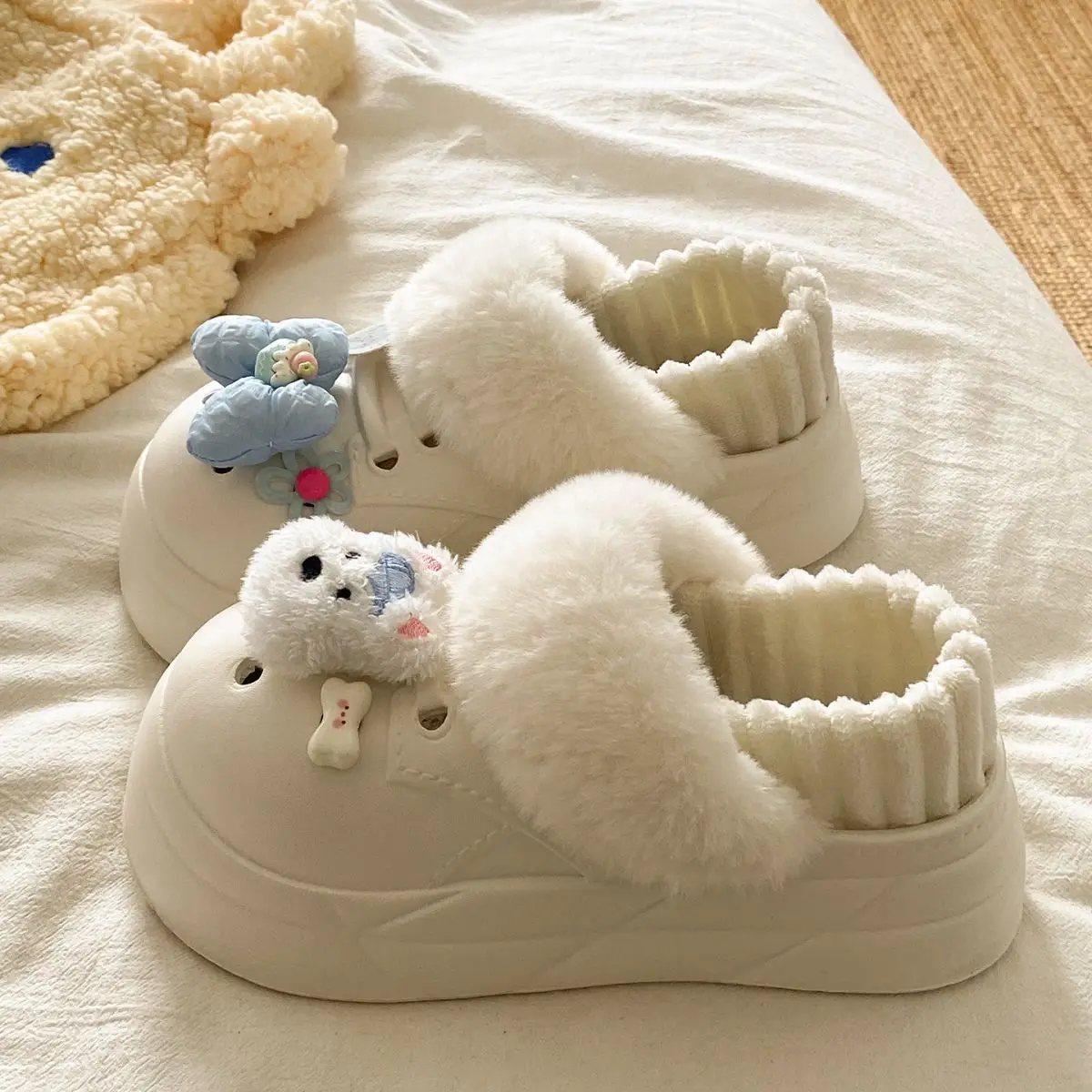 Winter Cute Slip-On Warm Shoes for Women — feature 28