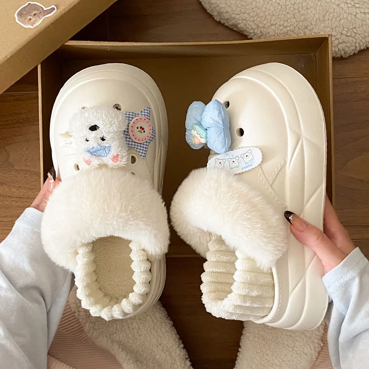 Winter Cute Slip-On Warm Shoes for Women — feature 29