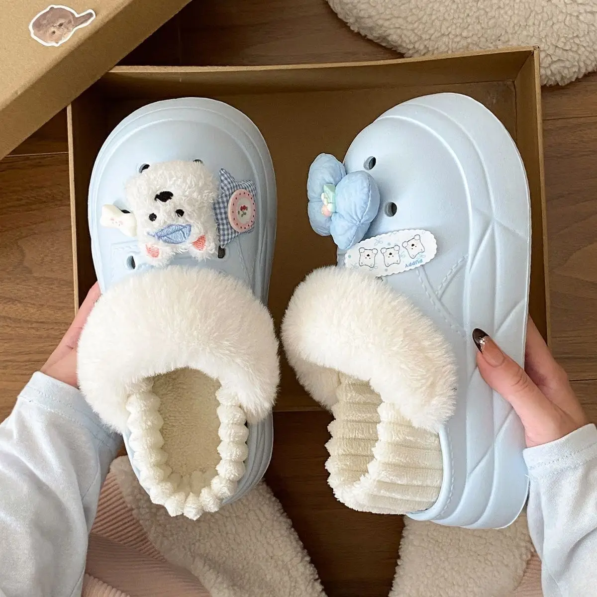 Winter Cute Slip-On Warm Shoes for Women — feature 30