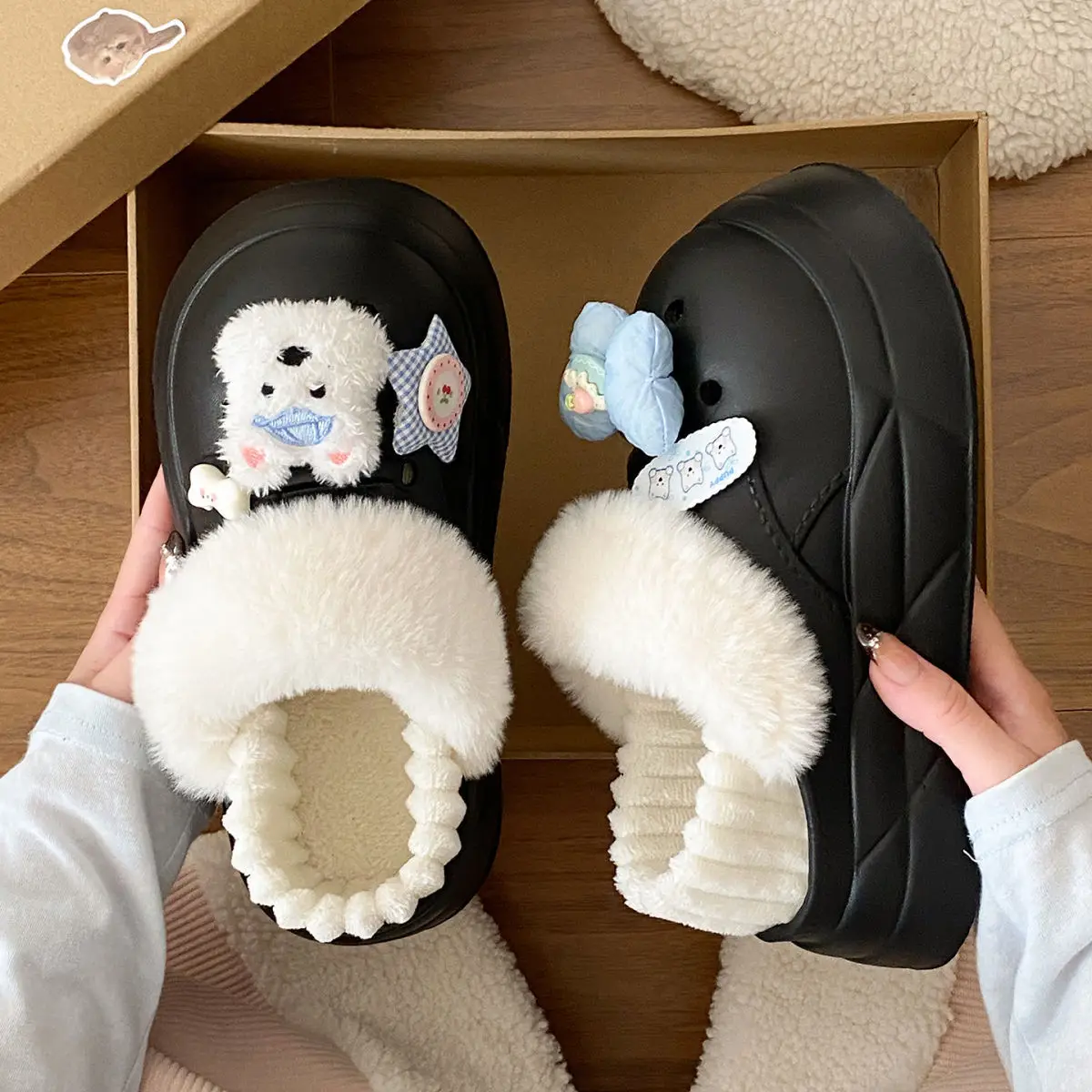 Winter Cute Slip-On Warm Shoes for Women — feature 31