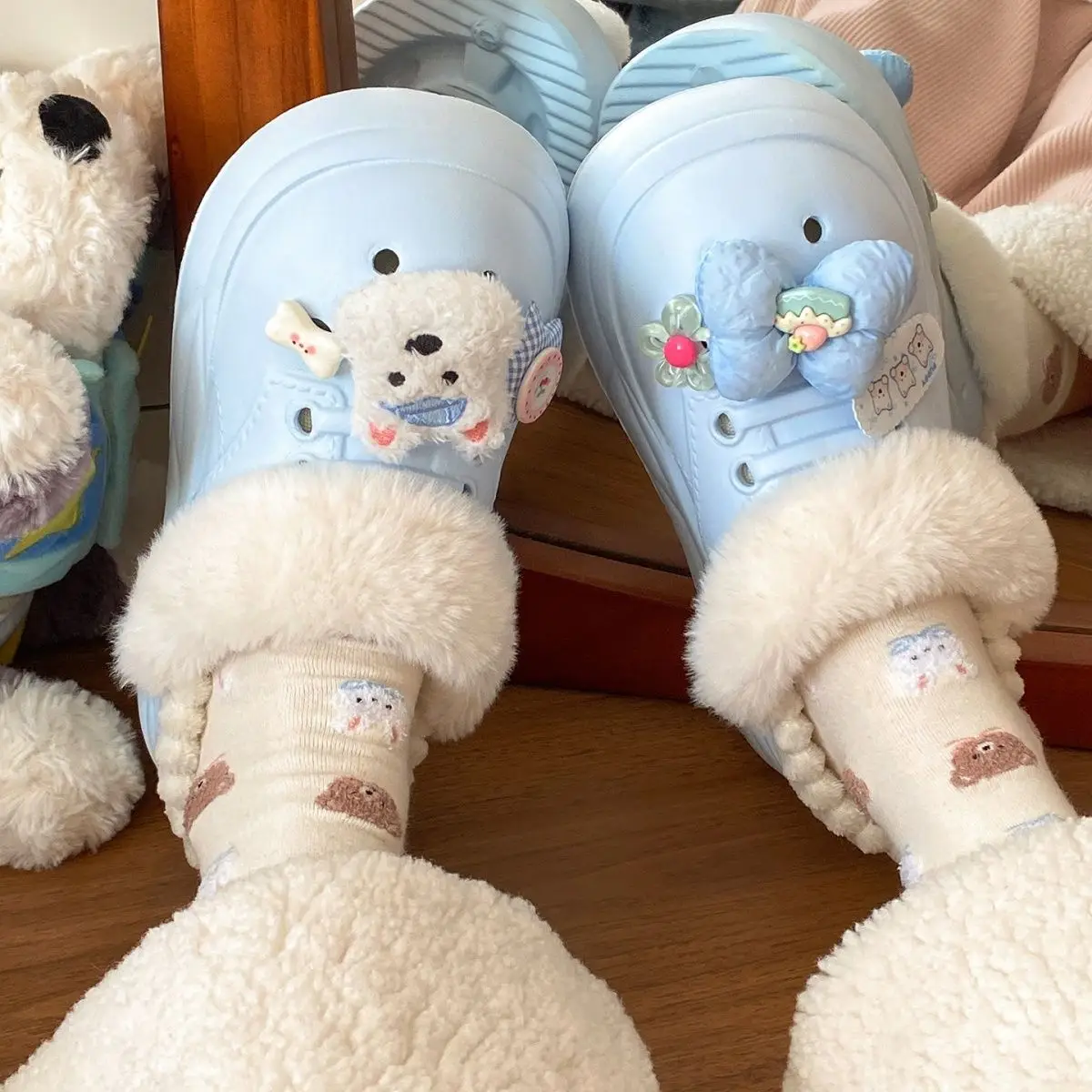 Winter Cute Slip-On Warm Shoes for Women — feature 32