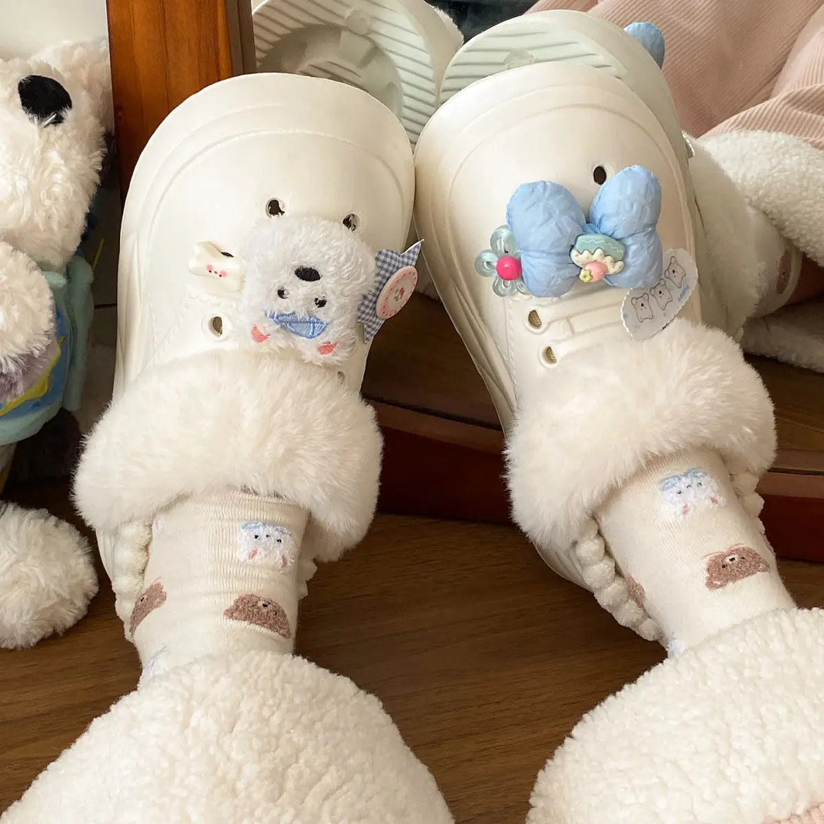 Winter Cute Slip-On Warm Shoes for Women — feature 33