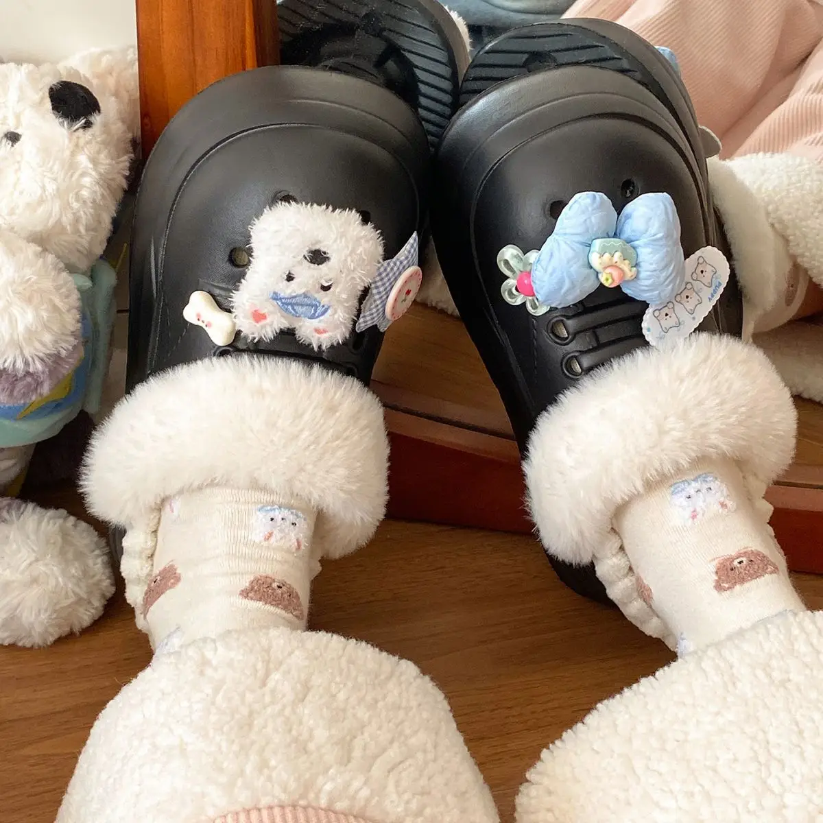 Winter Cute Slip-On Warm Shoes for Women — feature 34