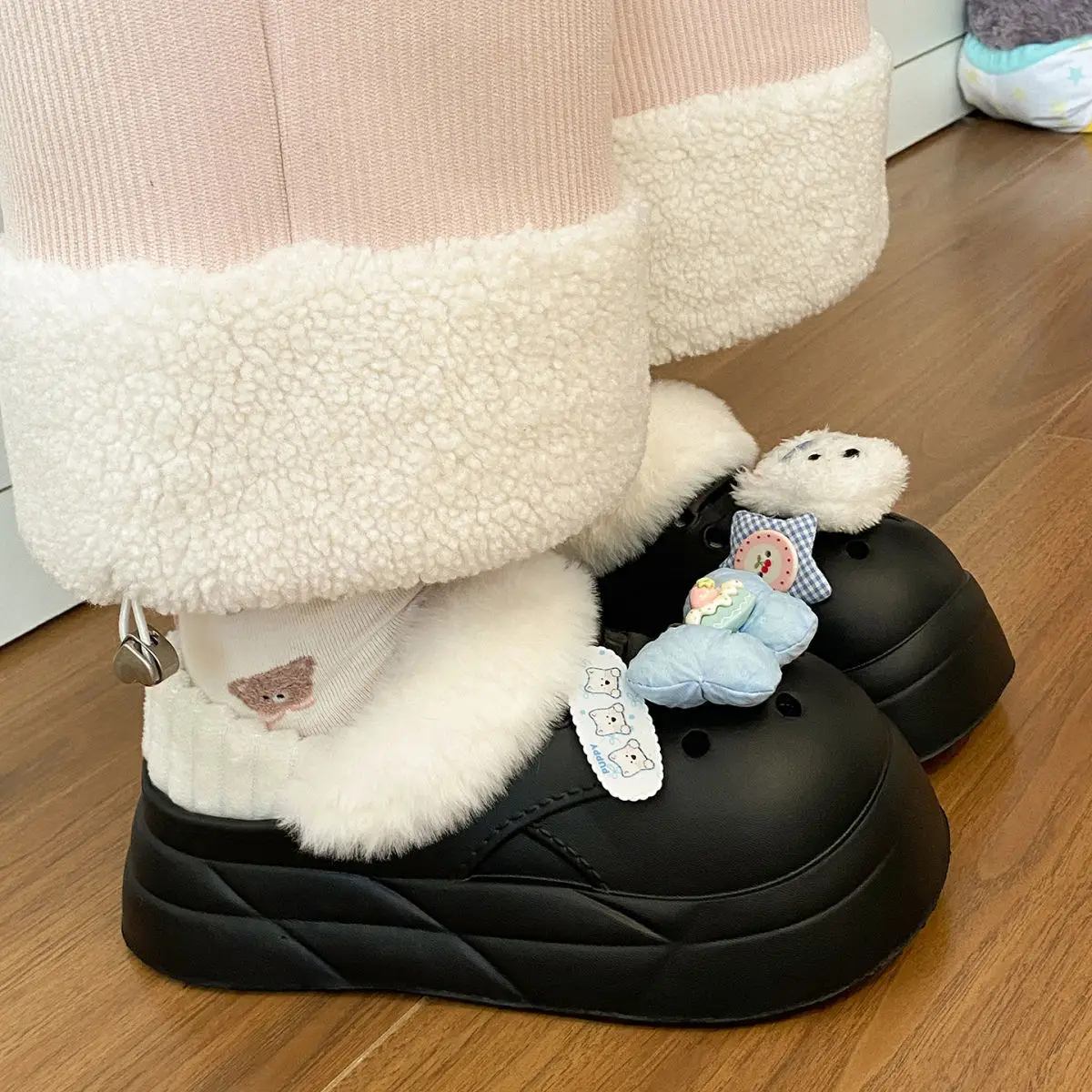 Winter Cute Slip-On Warm Shoes for Women — feature 35