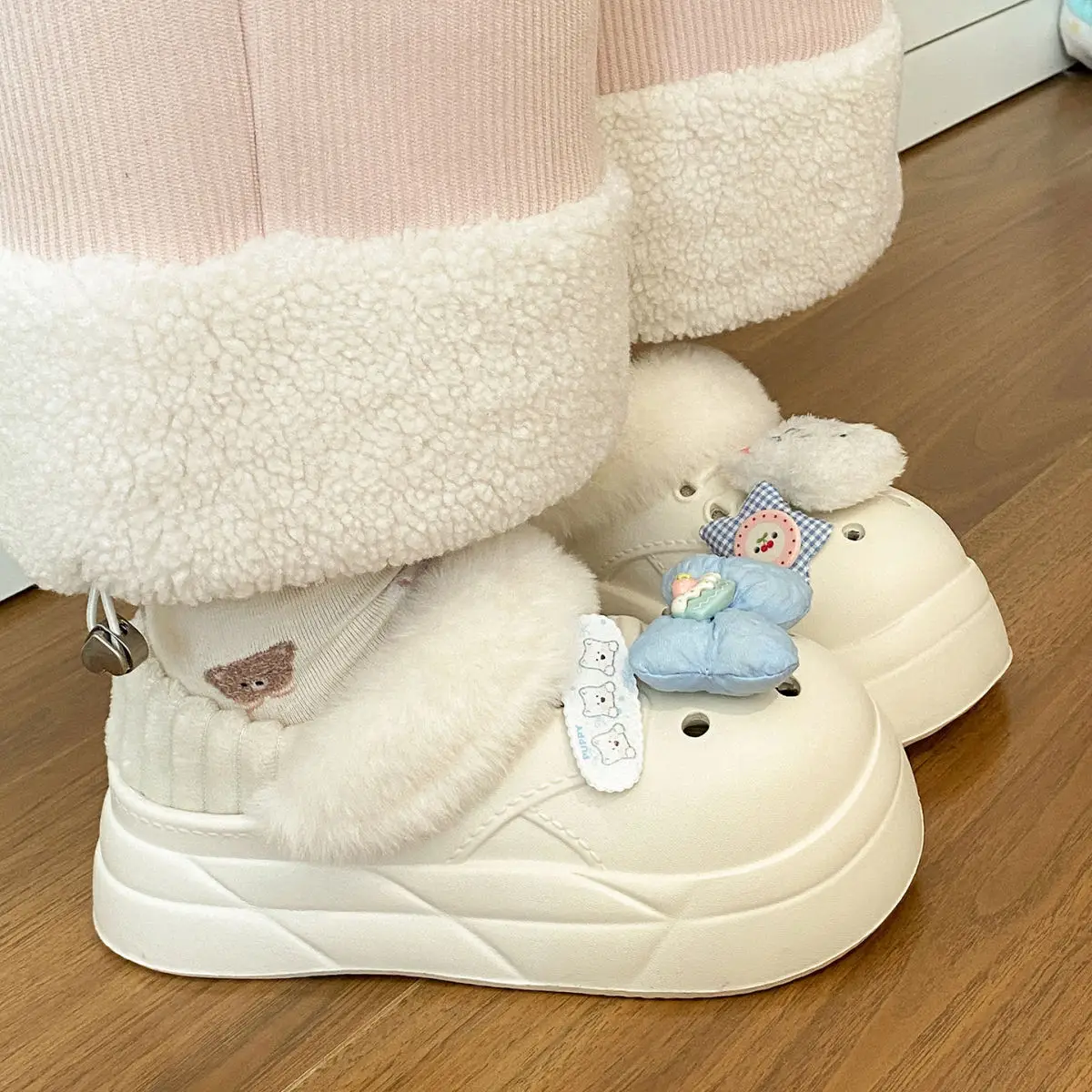 Winter Cute Slip-On Warm Shoes for Women — feature 36