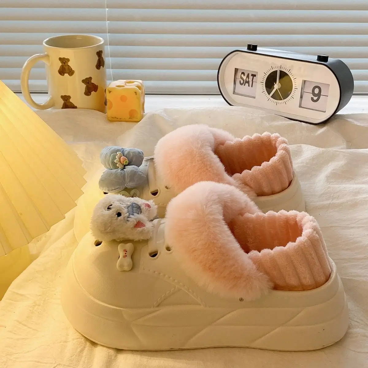 Winter Cute Slip-On Warm Shoes for Women — feature 38