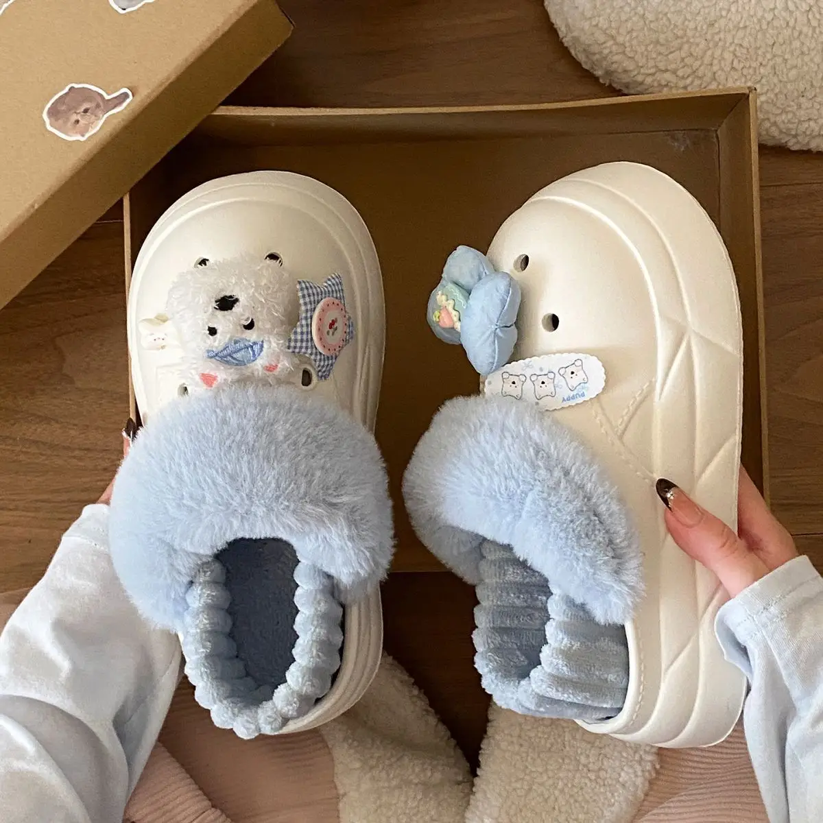Winter Cute Slip-On Warm Shoes for Women — feature 40