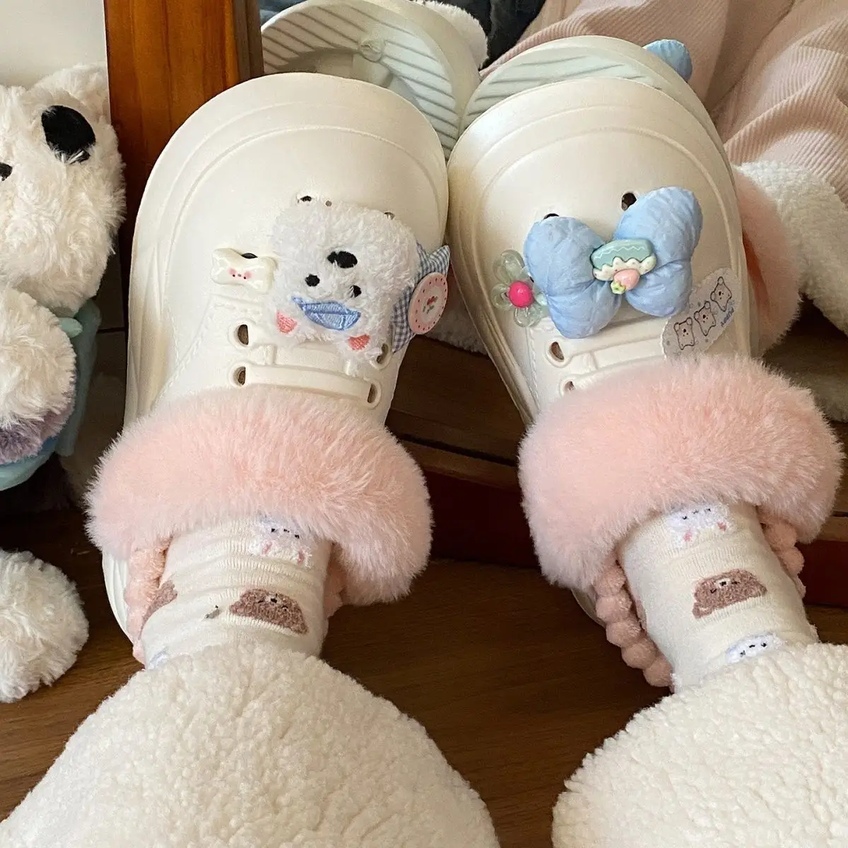 Winter Cute Slip-On Warm Shoes for Women — feature 43