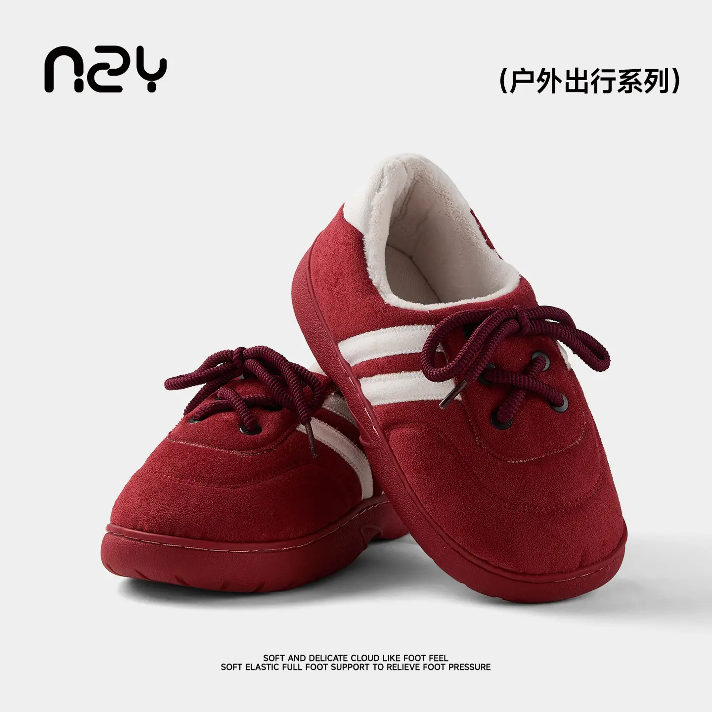 2025 New Dexun Cotton Shoes Warm Fleece Lined Women Winter Indoor Outdoor