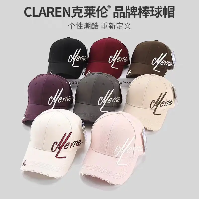 Women Maroon Letter Cap Large White — feature 7