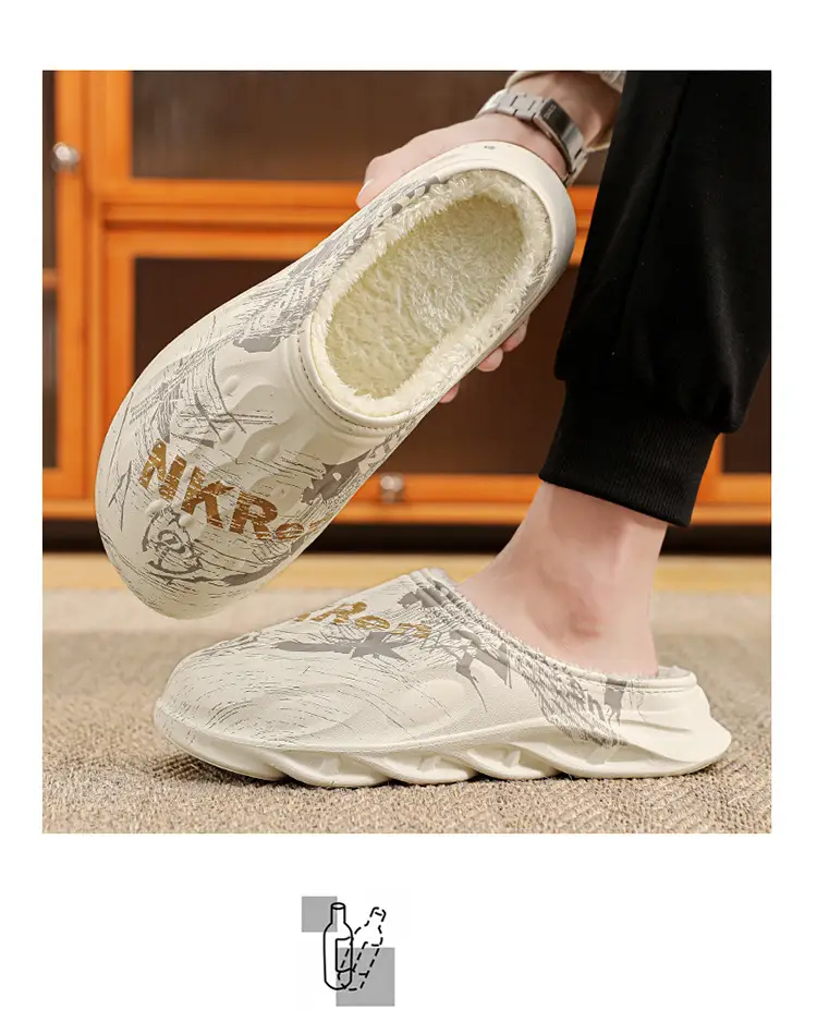 2025 Cross-Border Winter Thickeneded Large Size Cotton Slippers for Men's Home Indoor Thick-Soled Slippers That Can Be Worn Outside Warm Cotton Shoes — feature 18