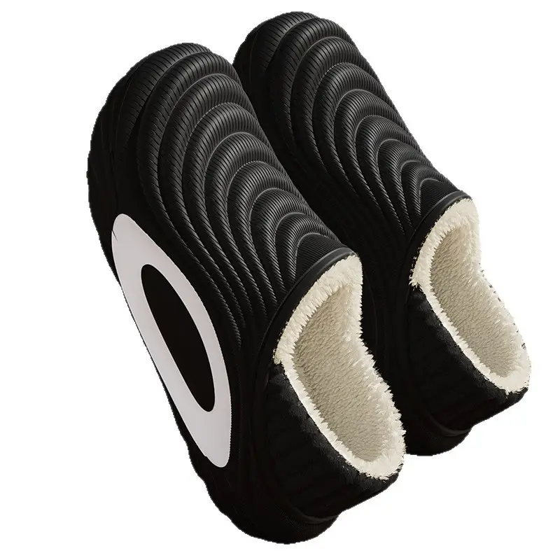 New Baotou Cotton Slippers Autumn and Winter Women's Home Cotton Shoes Warm Couple Men's Plus Velvet Thickened Cotton Shoes Wholesale - Image 9