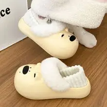 2025 Dachshund Polka Dot Cotton Slippers Winter Warm — feature 8