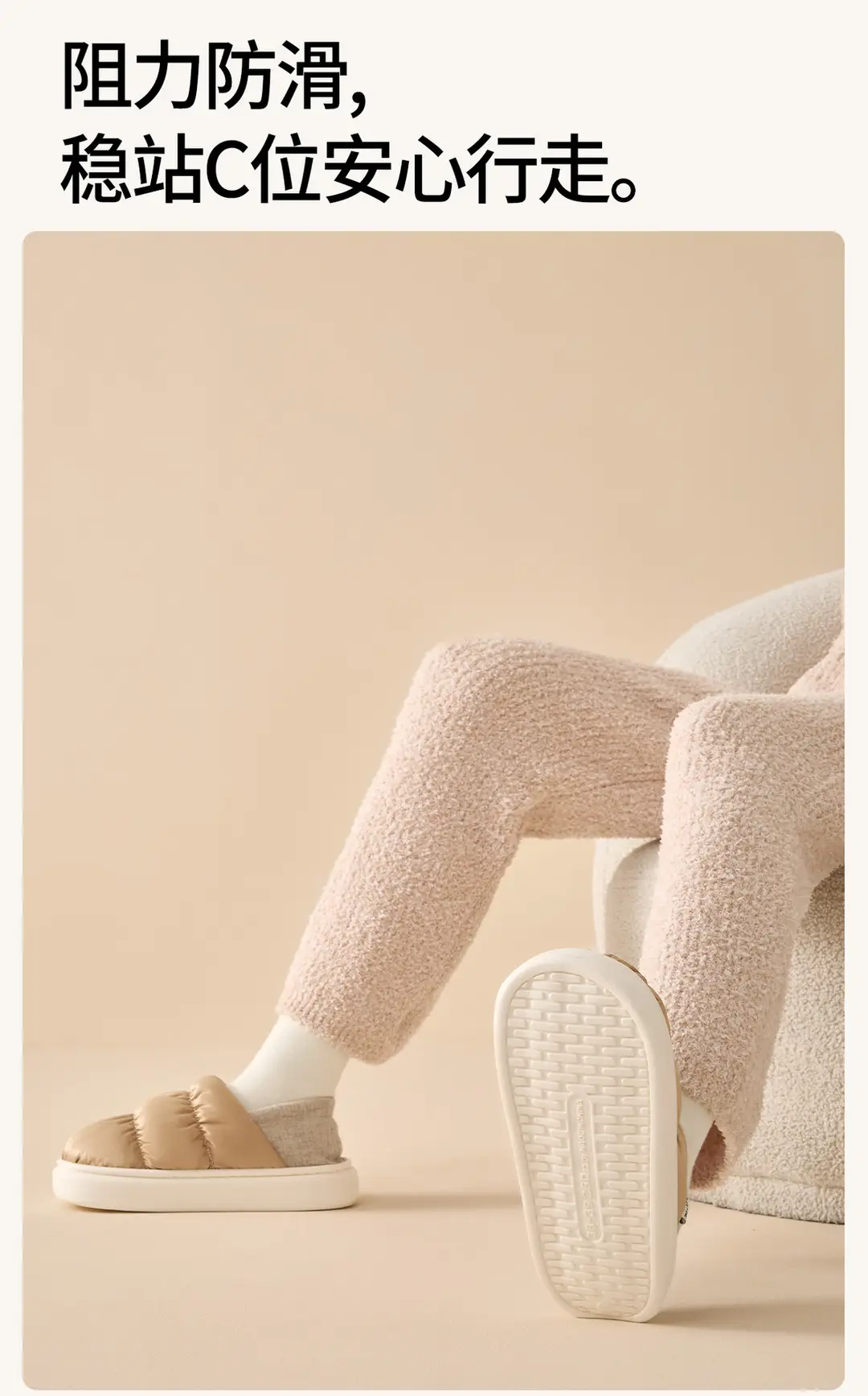 Cotton Slippers for Women Winter 2025 New Indoor Home Warm Antibacterial Cotton Shoes Comfortable Home Men Autumn and Winter — feature 11