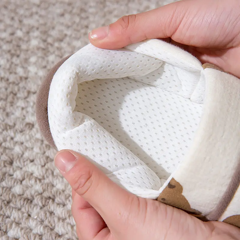 Thin Postpartum Shoes for Summer, Non-Slip Soft Sole for Home Use, Closed-Toe Soft Sole Women's Spring and Autumn Slip-On Cotton Slippers - Image 6