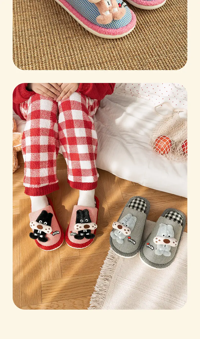 Cartoon Cotton Slippers for Women Autumn Winter 2025 — feature 11