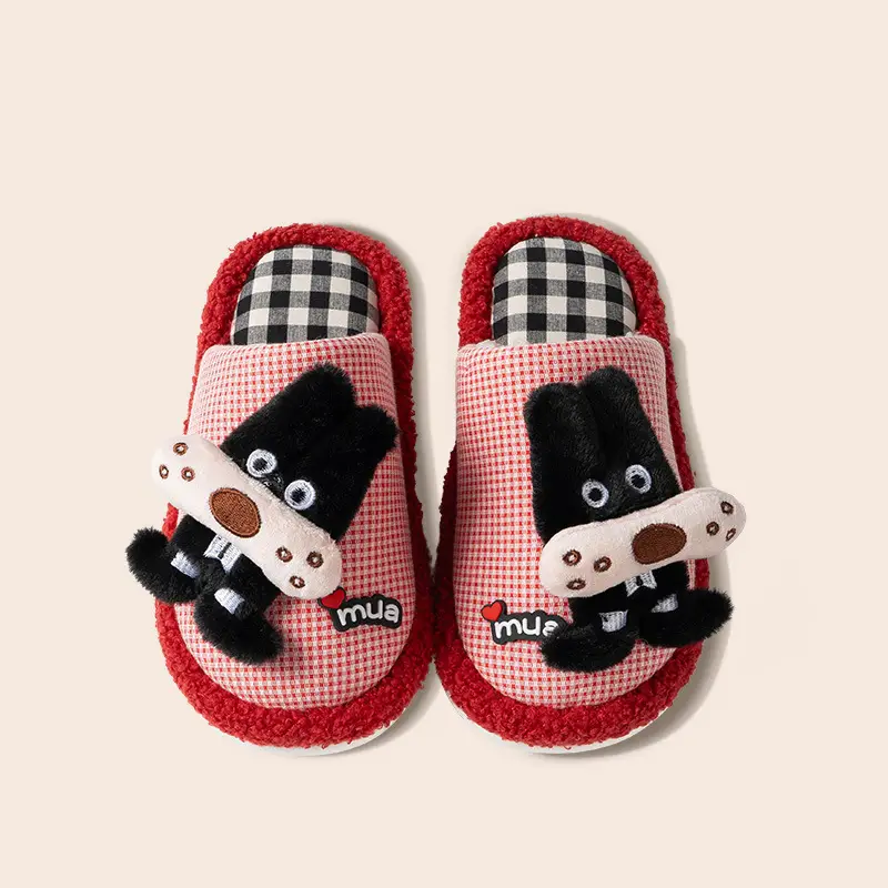 Cartoon Cotton Slippers for Women Autumn Winter 2025