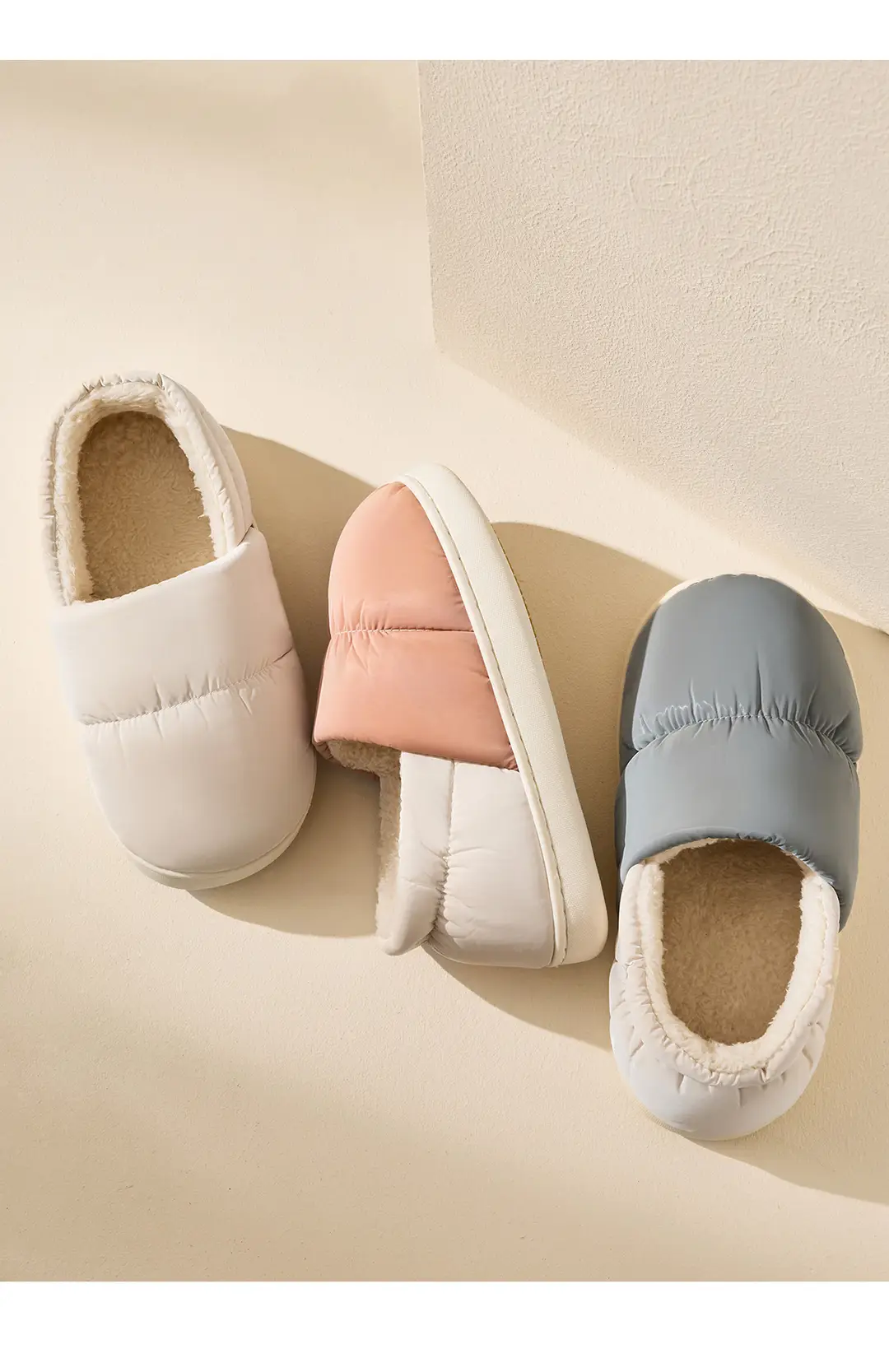 Lidani Antibacterial Waterproof Cotton Slippers for Women, Winter 2025 New Model, Home and Outdoor Wear, Warm, Non-Slip, Closed-Back Cotton Shoes for Men — feature 14