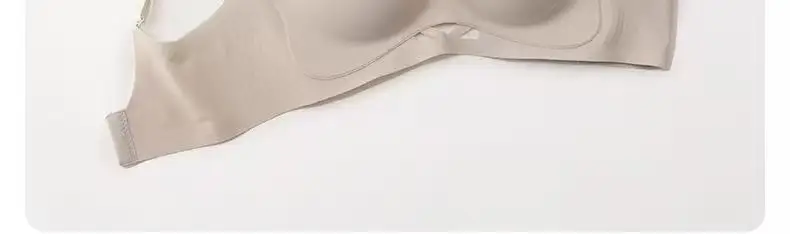 New Liquid Foundation Seamless Bra for Women with Small Bust, Anti-Sagging, Wireless, White T-Shirt, Non-See-Through, Side Breast Collection Bra — feature 17