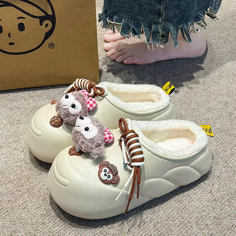 Cartoon Waterproof Cotton Slippers 2025 New - Image 5
