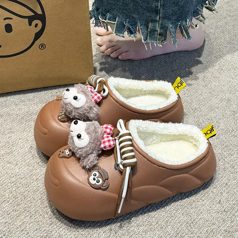 Cartoon Waterproof Cotton Slippers 2025 New - Image 6
