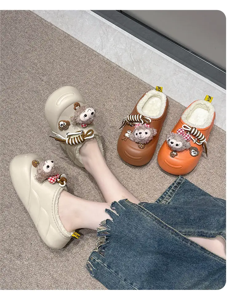 Cartoon Waterproof Cotton Slippers 2025 New — feature 12