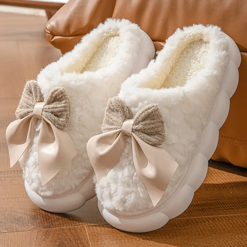 Women Cartoon Plush Cotton Slippers Winter Warm Autumn - Image 6