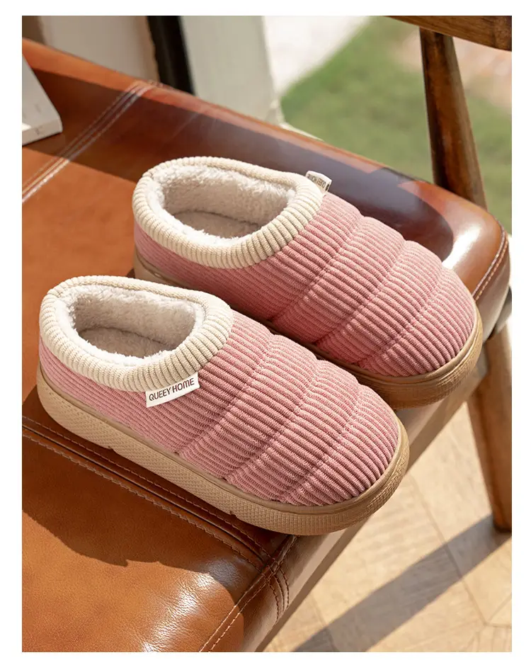 Middle-Aged and Elderly Women's Non-Slip Cotton Slippers, Winter 2026 New Model, Indoor Home Silent Anti-Odor Warm Closed-Back Cotton Shoes for Men — feature 14