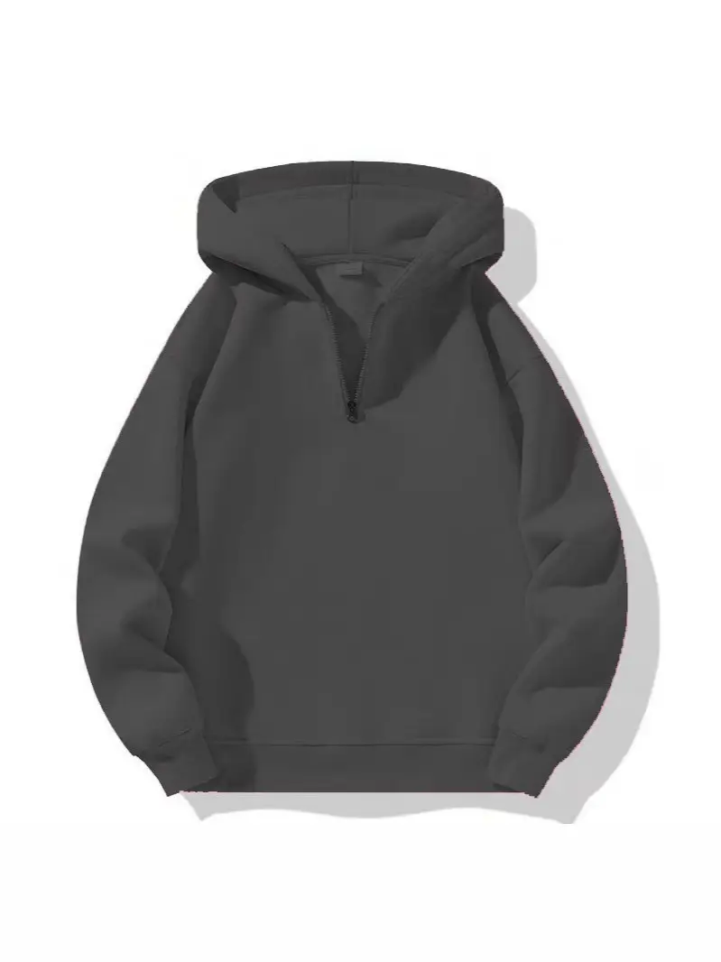 Red Zip-Up Hoodie for Men Casual Sports Wear - Image 23