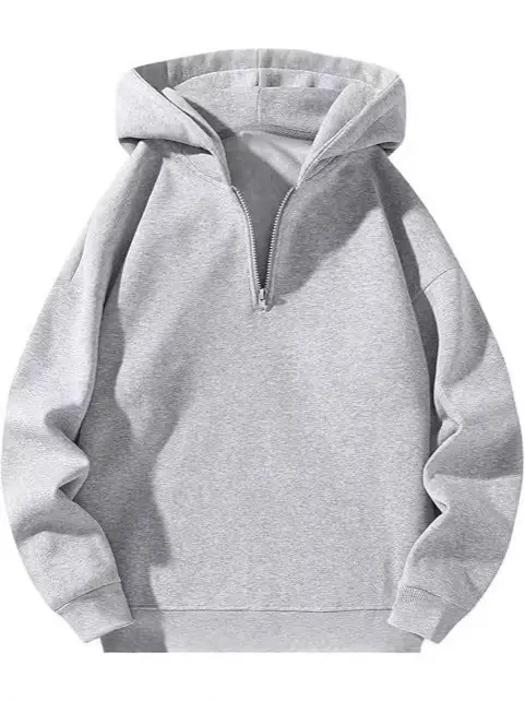 Red Zip-Up Hoodie for Men Casual Sports Wear - Image 26