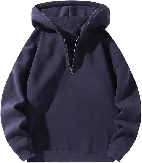 Red Zip-Up Hoodie for Men Casual Sports Wear — feature 11