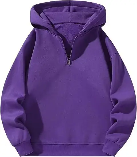 Red Zip-Up Hoodie for Men Casual Sports Wear — feature 12