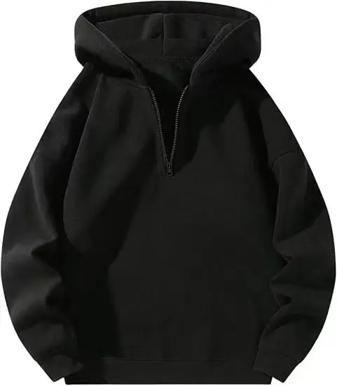 Red Zip-Up Hoodie for Men Casual Sports Wear — feature 3