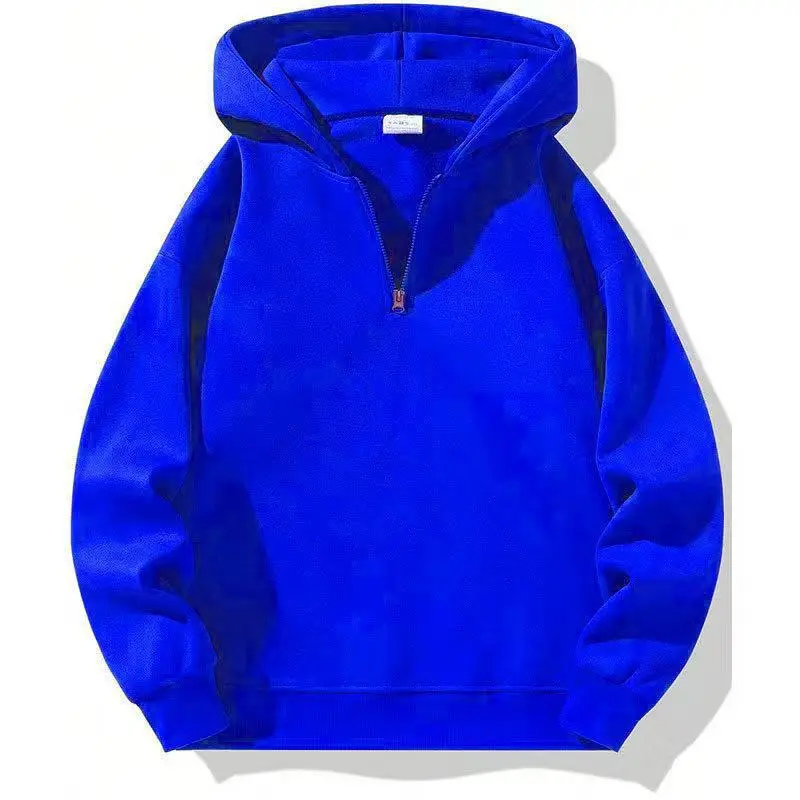 Red Zip-Up Hoodie for Men Casual Sports Wear - Image 10