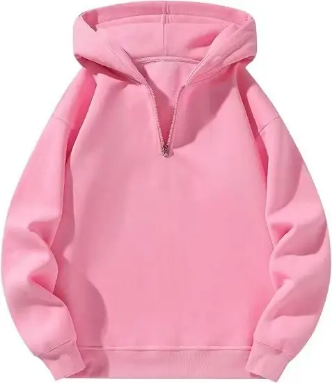 Red Zip-Up Hoodie for Men Casual Sports Wear - Image 3