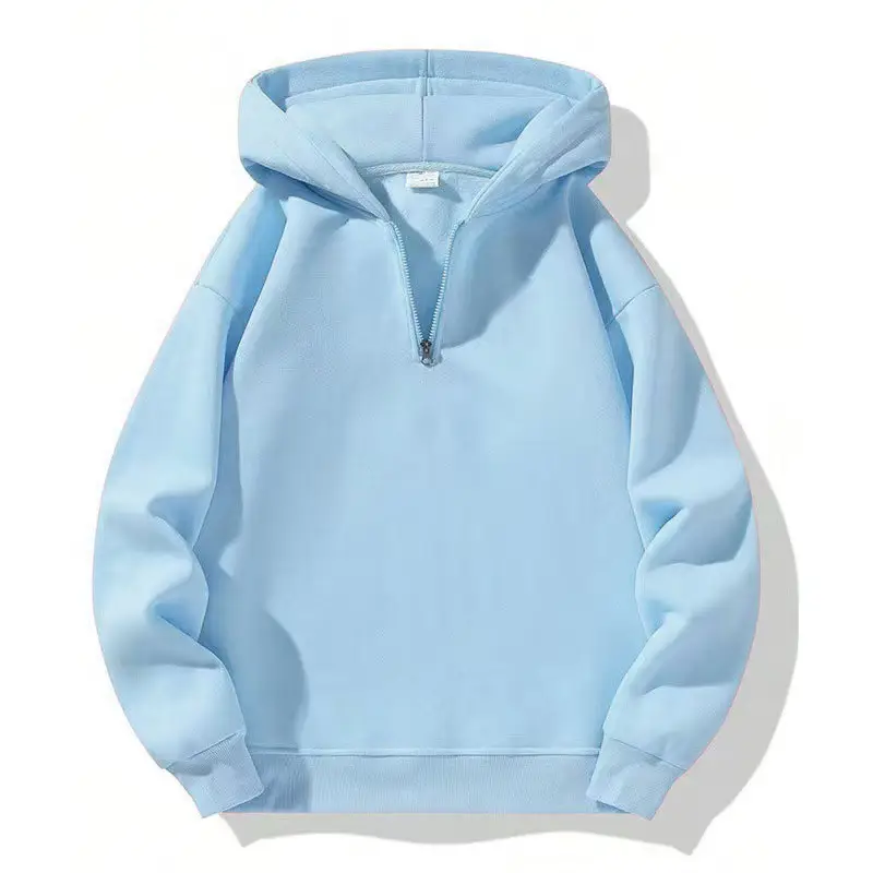 Red Zip-Up Hoodie for Men Casual Sports Wear - Image 9