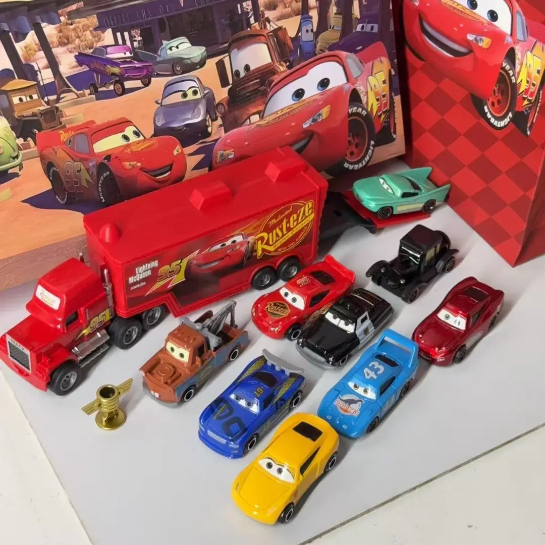 Cross-Border New Product Cars 3 Alloy Sliding Non-Returnable Lightning Mcqueen Toothed Kidsren's Toy Set
