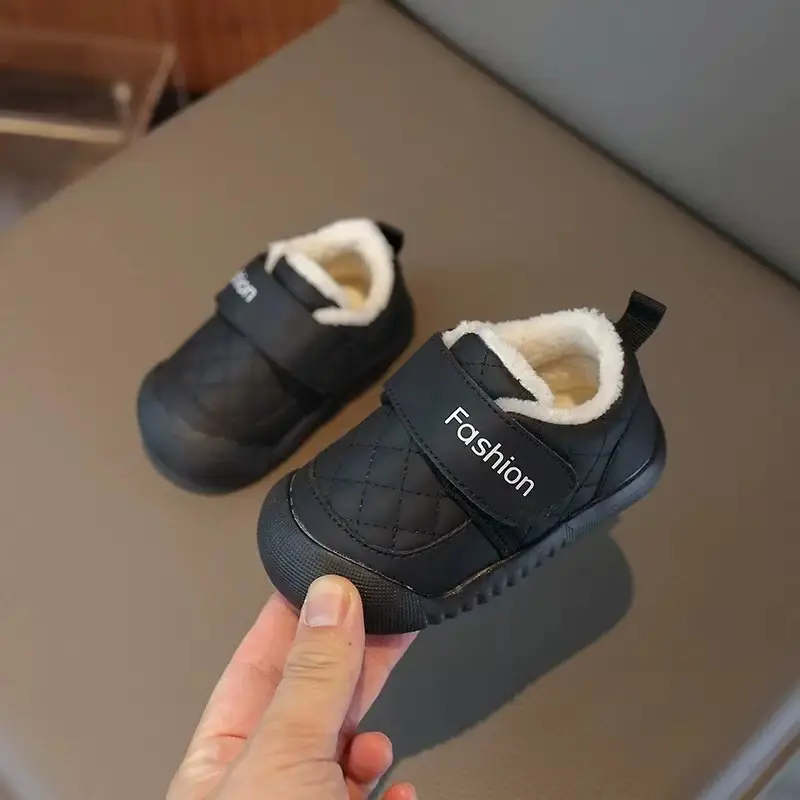 Winter Velvet Toddler Shoes for 0-3Yrs Soft Soled Warm