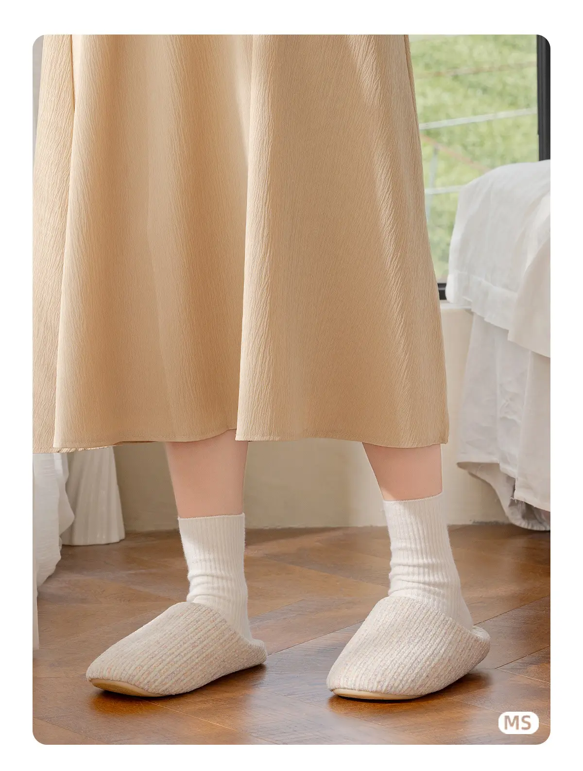 Japanese-Style Cotton Slippers for Women Winter — feature 3