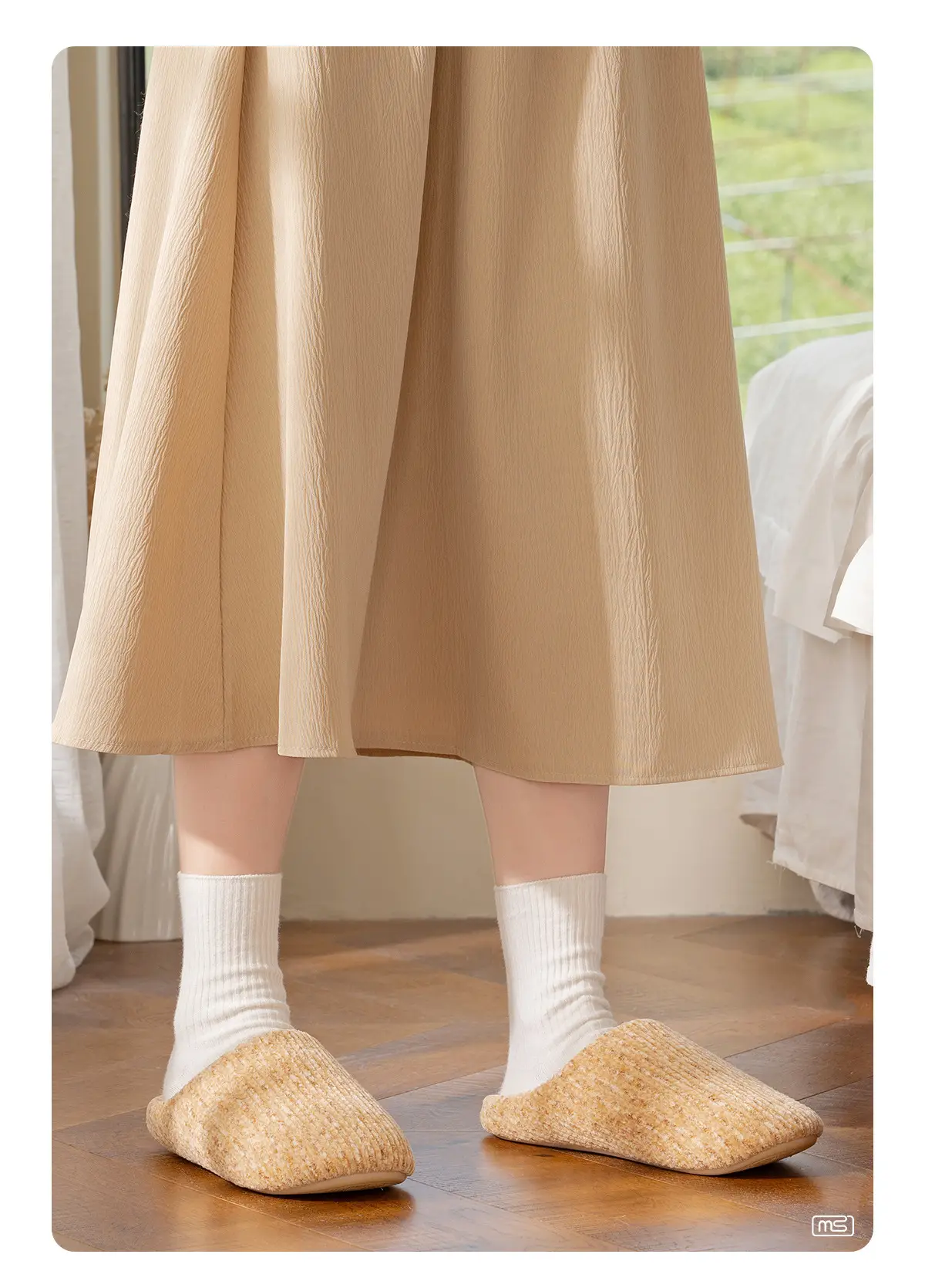 Japanese-Style Cotton Slippers for Women Winter — feature 7
