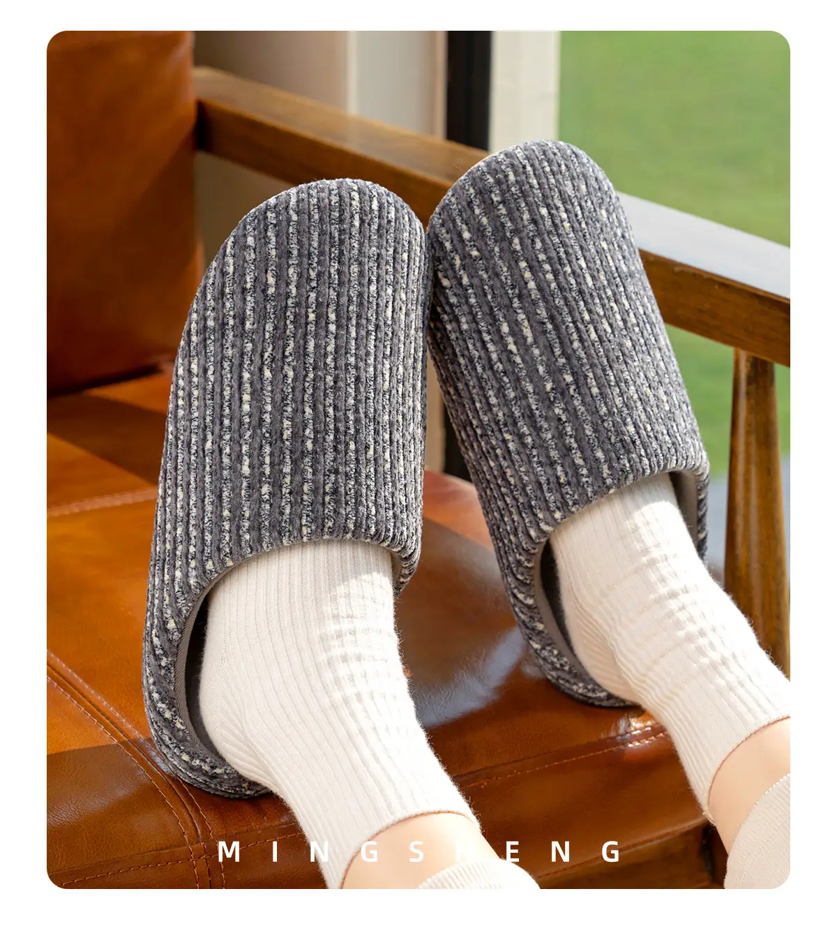 Japanese-Style Cotton Slippers for Women Winter — feature 9