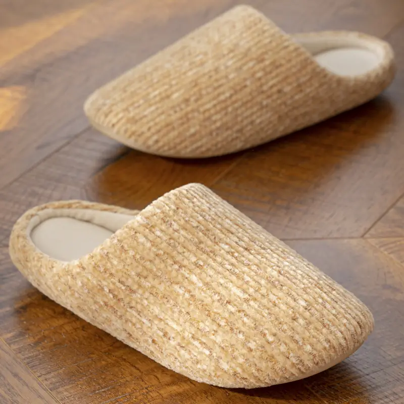 Mingsheng Autumn and Winter Silent High-Quality Plush Cotton Slippers Home Indoor Warm Slippers Home Wool Floor Mops - Image 6