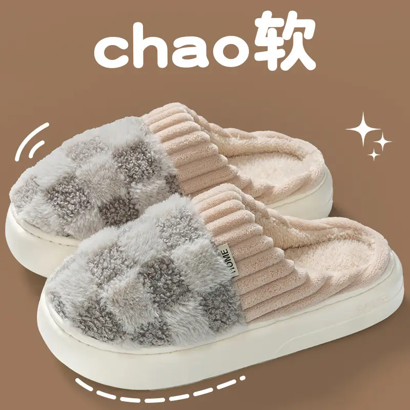 Women Bow Cotton Slippers Warm Anti-Slip 2025 - Image 6