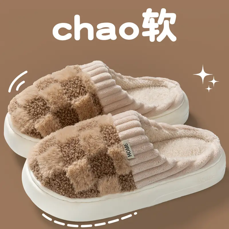 Women Bow Cotton Slippers Warm Anti-Slip 2025 - Image 7