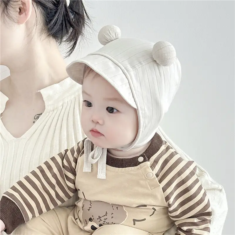 Pink Bunny Ear Hat for Baby Girls Soft Cotton - Image 10