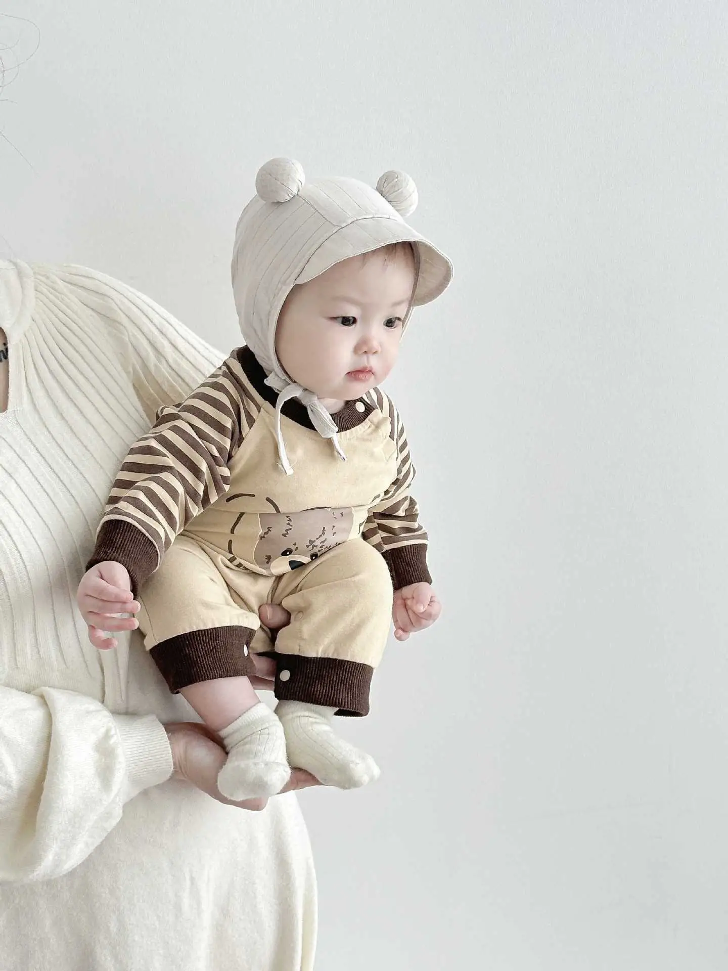 Pink Bunny Ear Hat for Baby Girls Soft Cotton — feature 4