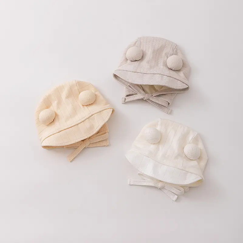 Pink Bunny Ear Hat for Baby Girls Soft Cotton — feature 7